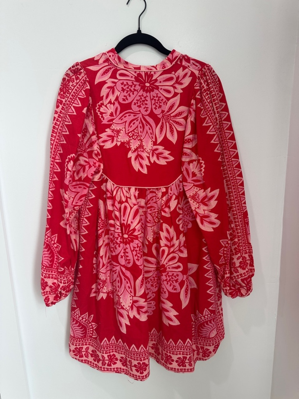 Farm Rio Tapestry Long Sleeve Mini Dress - Picture 5 of 5